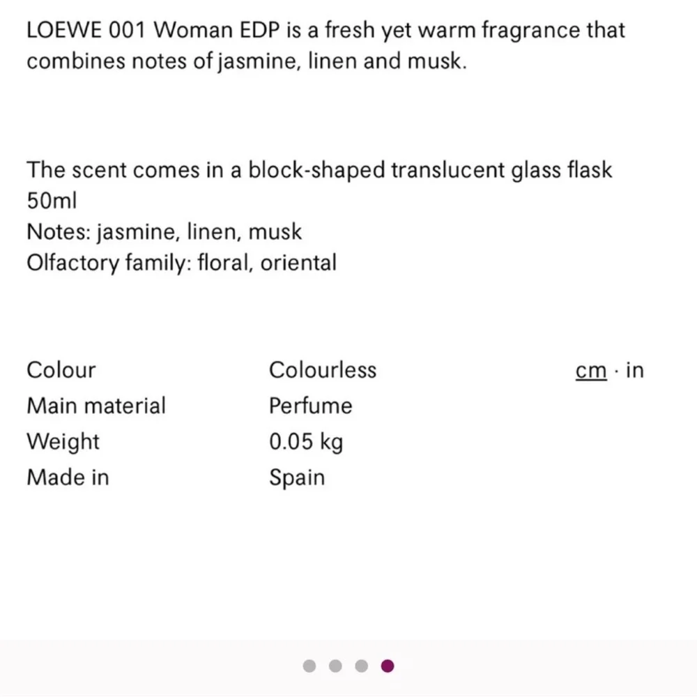 Loewe 001 Woman Eau de Parfum - Clear and Natural - Picture 4 of 4